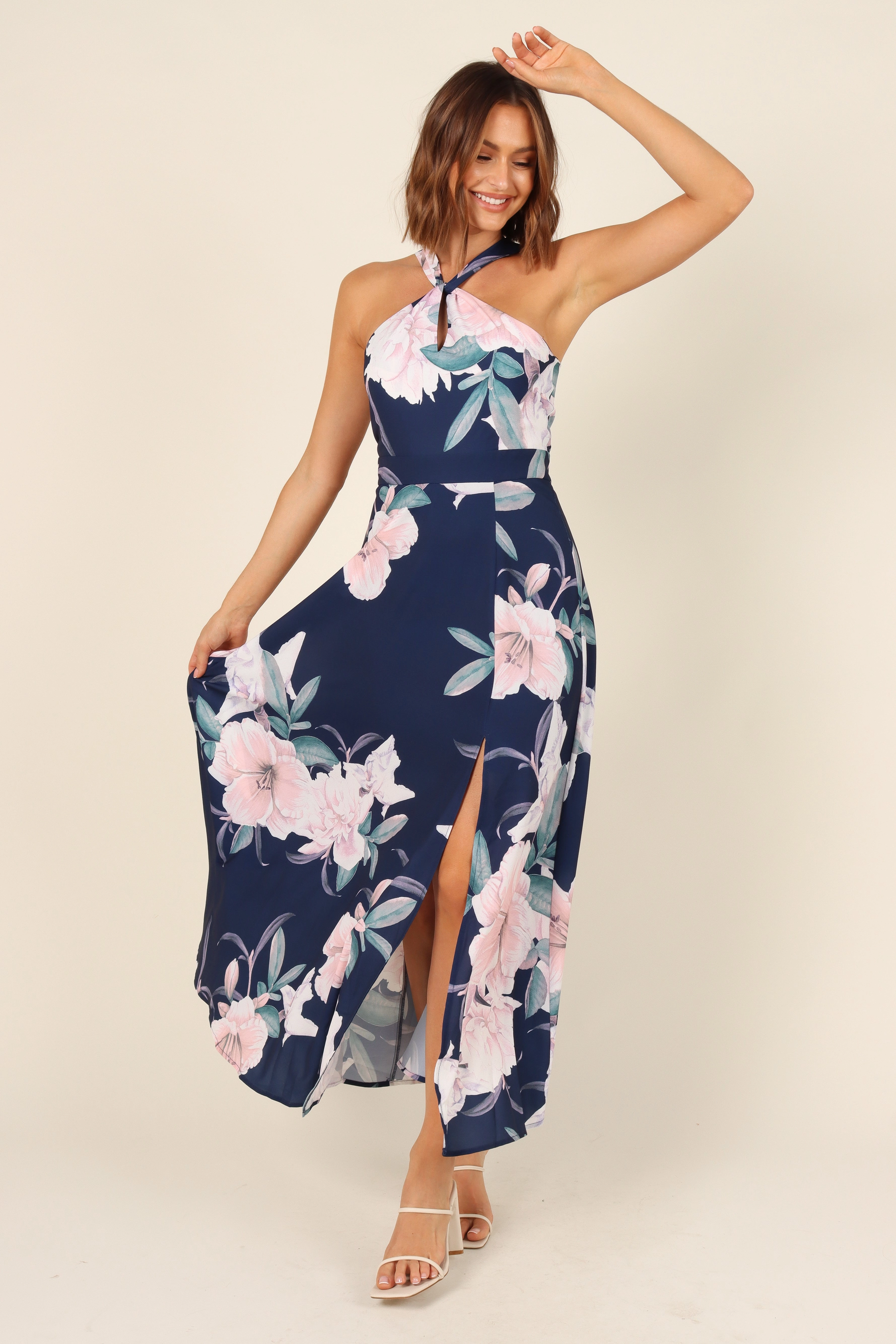 Miara Dress - Navy Bright Bloom
