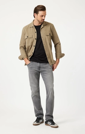 ZACH STRAIGHT LEG IN MID SMOKE BRUSHED WILLIAMSBURG Affordable Unisex Wear Fitted Design