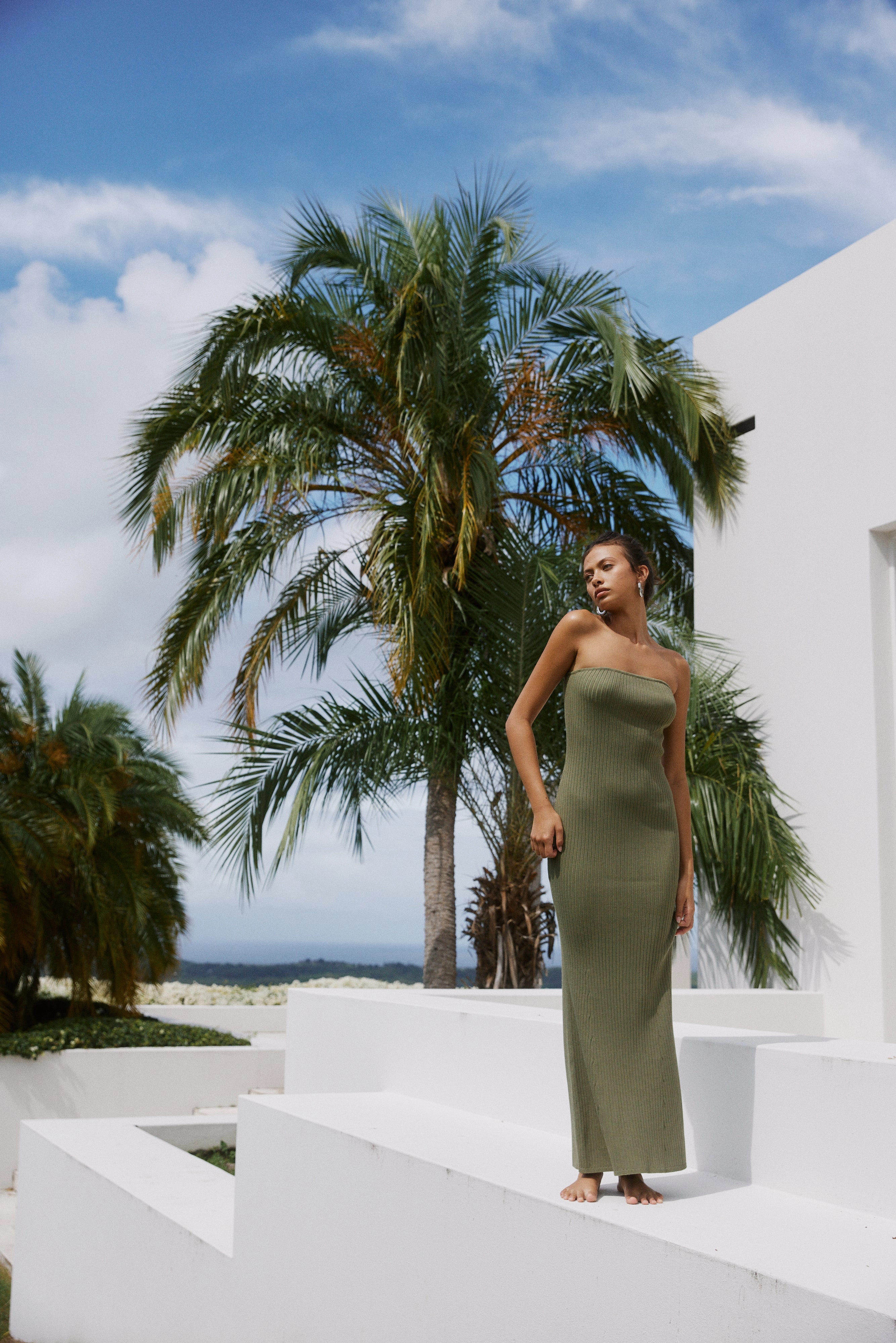 Lounge Fit Vita Maxi Dress - Khaki