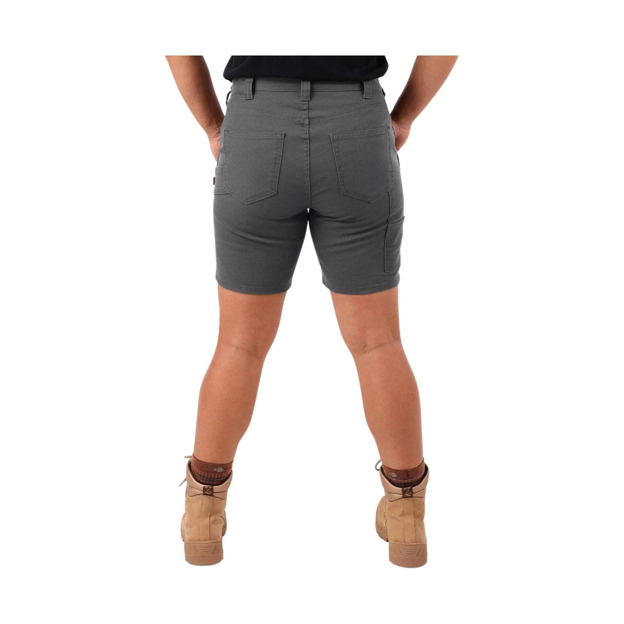 Sleepwear color - fast Dovetail Women's Go To Stretch Canvas Short - Cement Grey