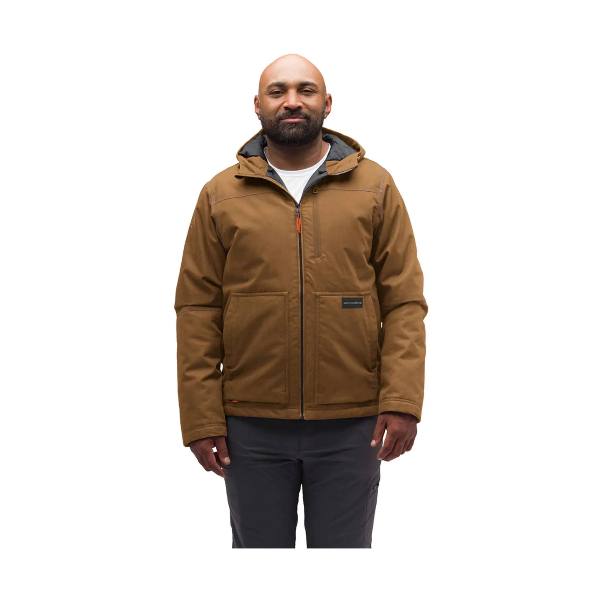 Grundens Men's Ballast Insulated Jacket - Deck Brown WeatherproofCoating Modern Layers