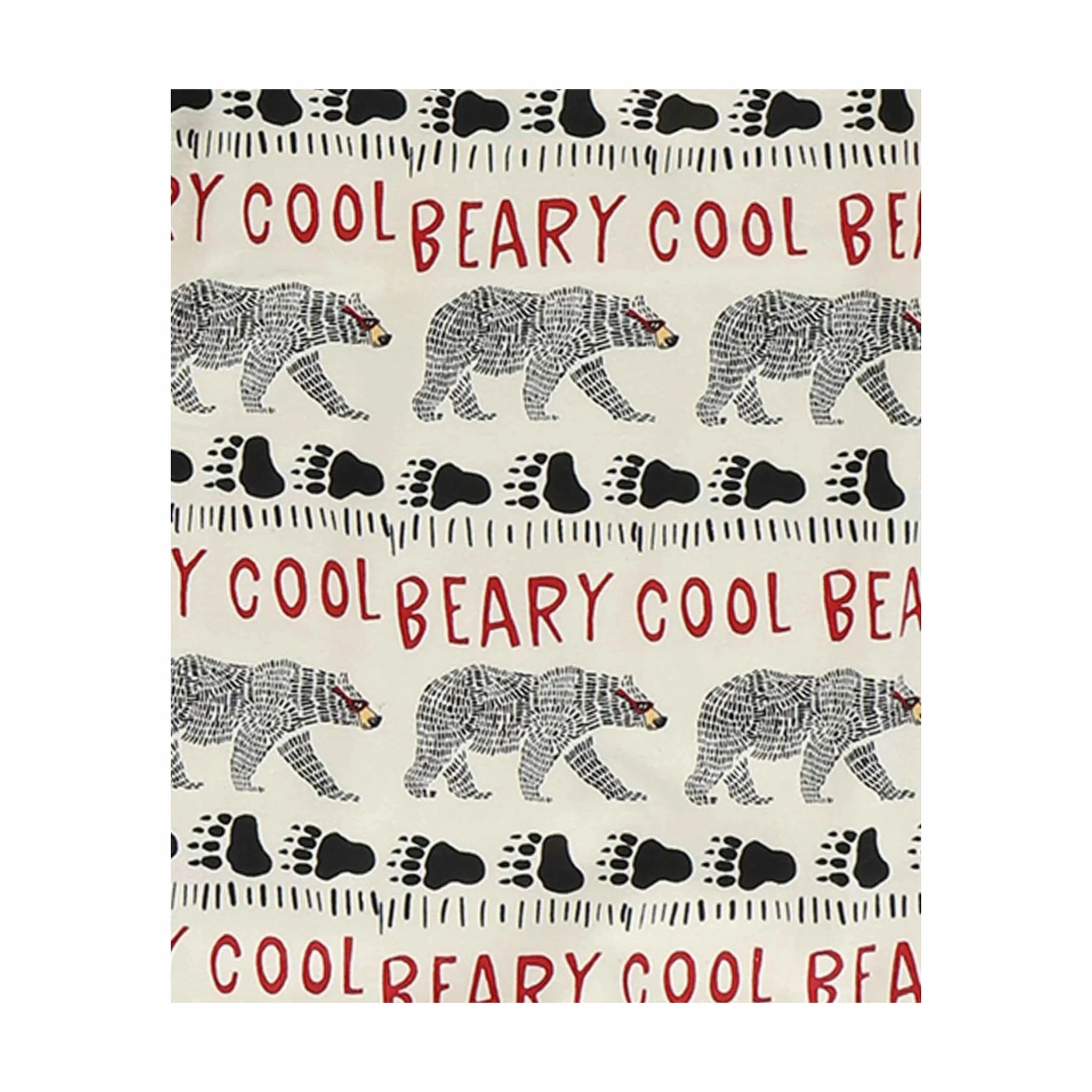 Mesh Comfort Lazy One Men's Beary Cool PJ Pant - White