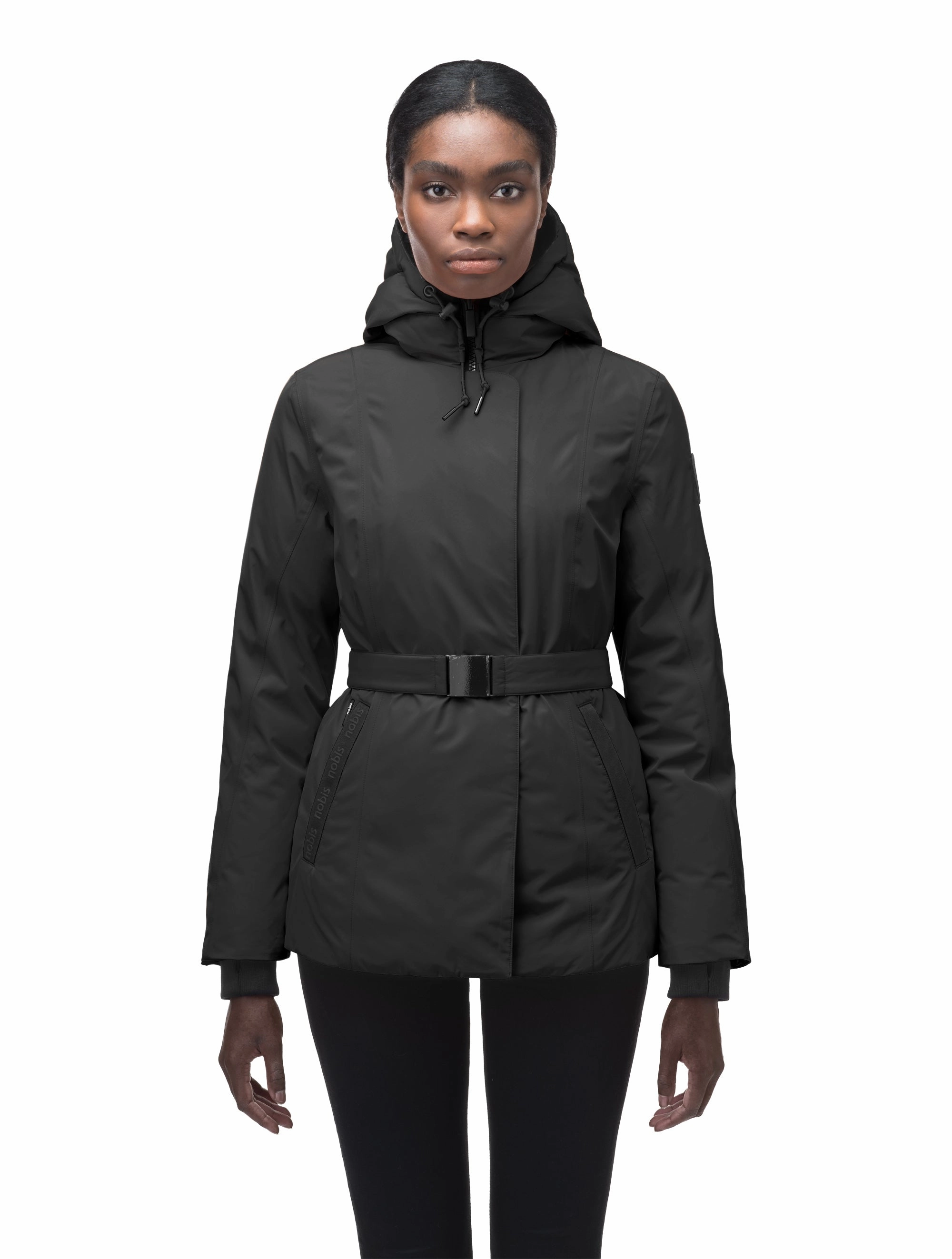 Shaw Women's Hip Length Jacket Bold Statement Secure Closure Systems