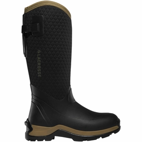 Ground Force Fashion Focused Lacrosse Women's Alpha Thermal Winter Boots - Black/Tan