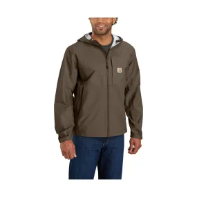 Carhartt Men's Storm Defender Relaxed Fit Lightweight Packable Jacket - Tarmac ripstop fabric