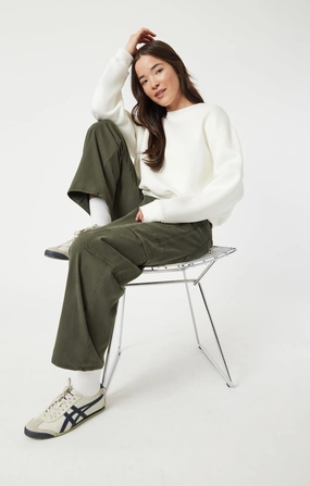 Basic Stretch VINNIE BARREL CARGO IN IVY CASUAL TWILL