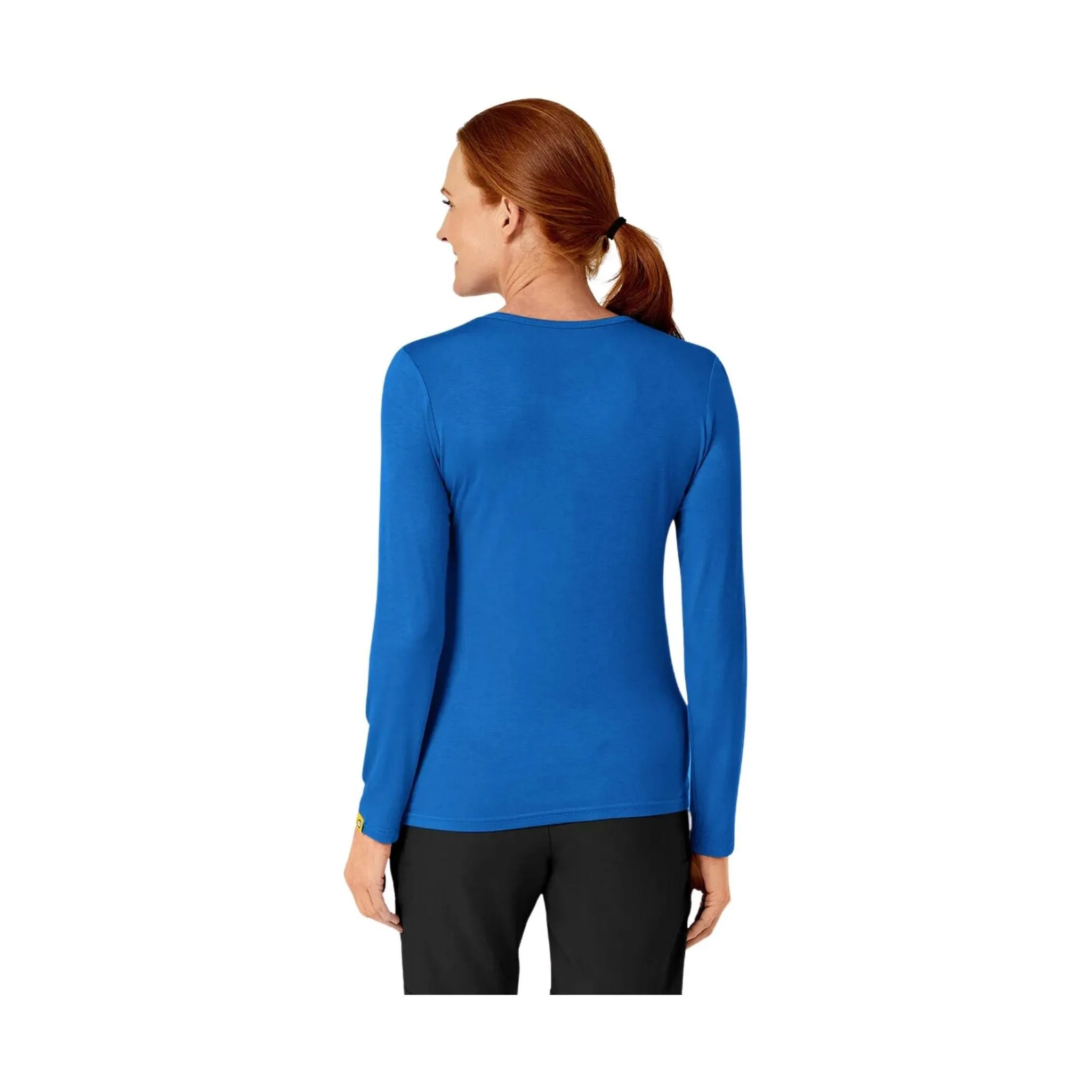 Wink Women's Silky Long Sleeve Top - Royal Regular Fit
