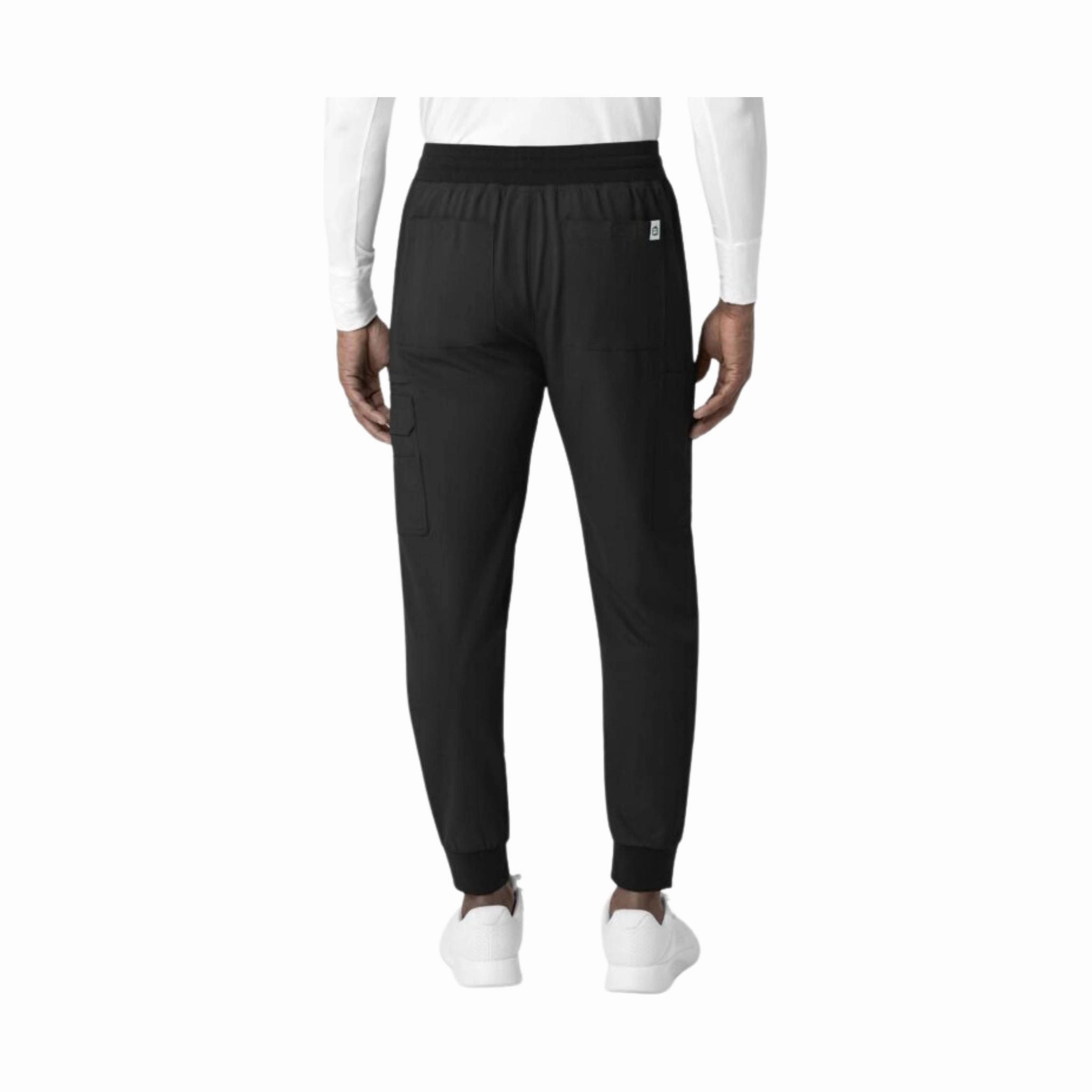 Wink Men's Utility Jogger Scrub Pant - Black Weekend Adventure