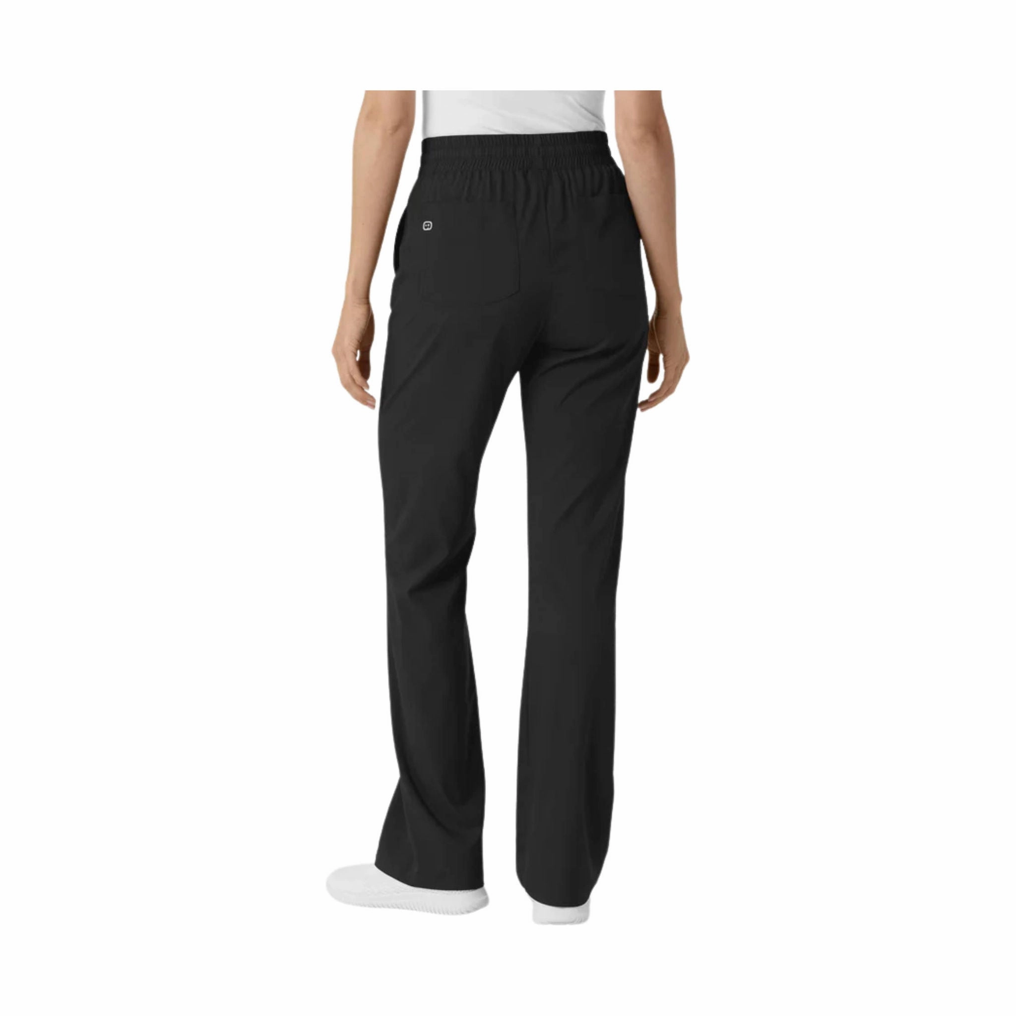 Wink Women's Bootcut Scrub Pant - Black Seamless construction FlexibleKneePanels