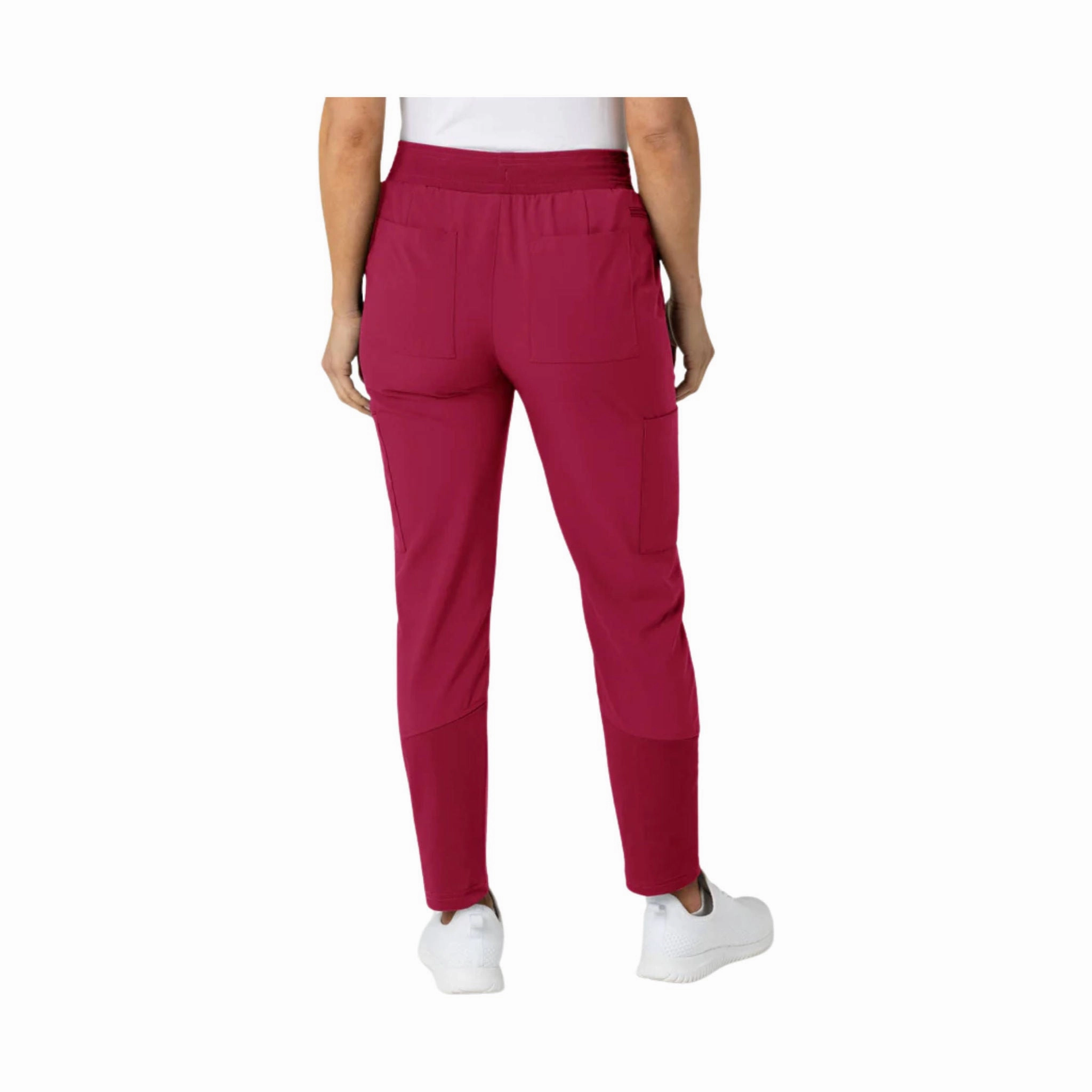 Wink Women's Flex n Reach Track Scrub Pant - Viva Magenta Packable Fit hypoallergenic material