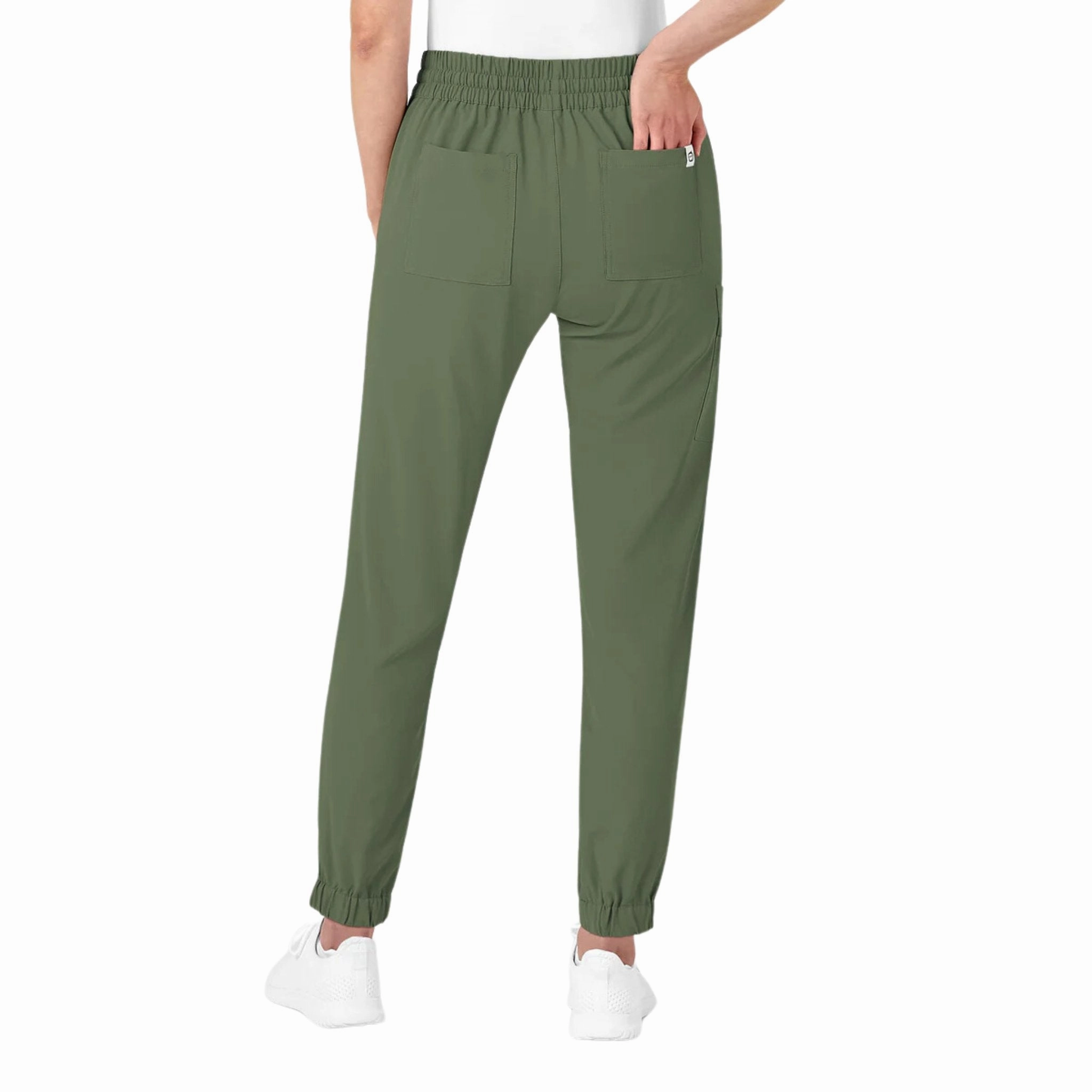 Core Essential Adaptable Design Wink Women's Jogger Scrub Pant - Olive
