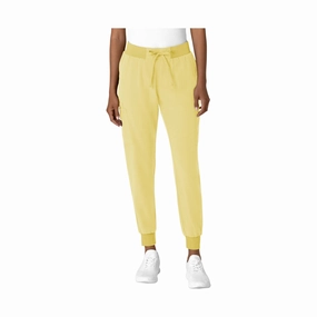 Abrasion Proof Reinforcements Wink Women's Jogger Utility Scrub Pant - Sunshine Yellow