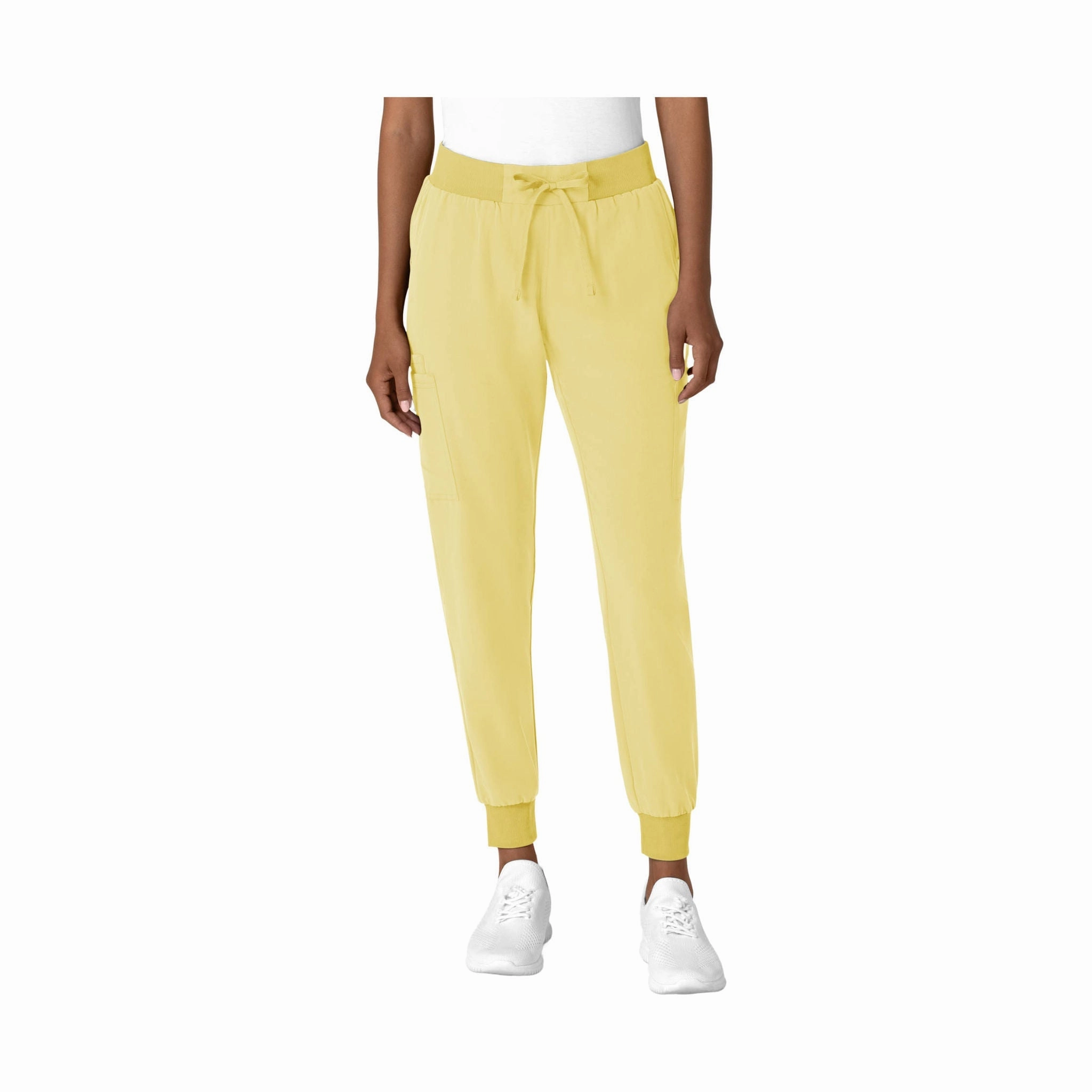 Casual Edge Wink Women's Jogger Utility Scrub Pant - Sunshine Yellow