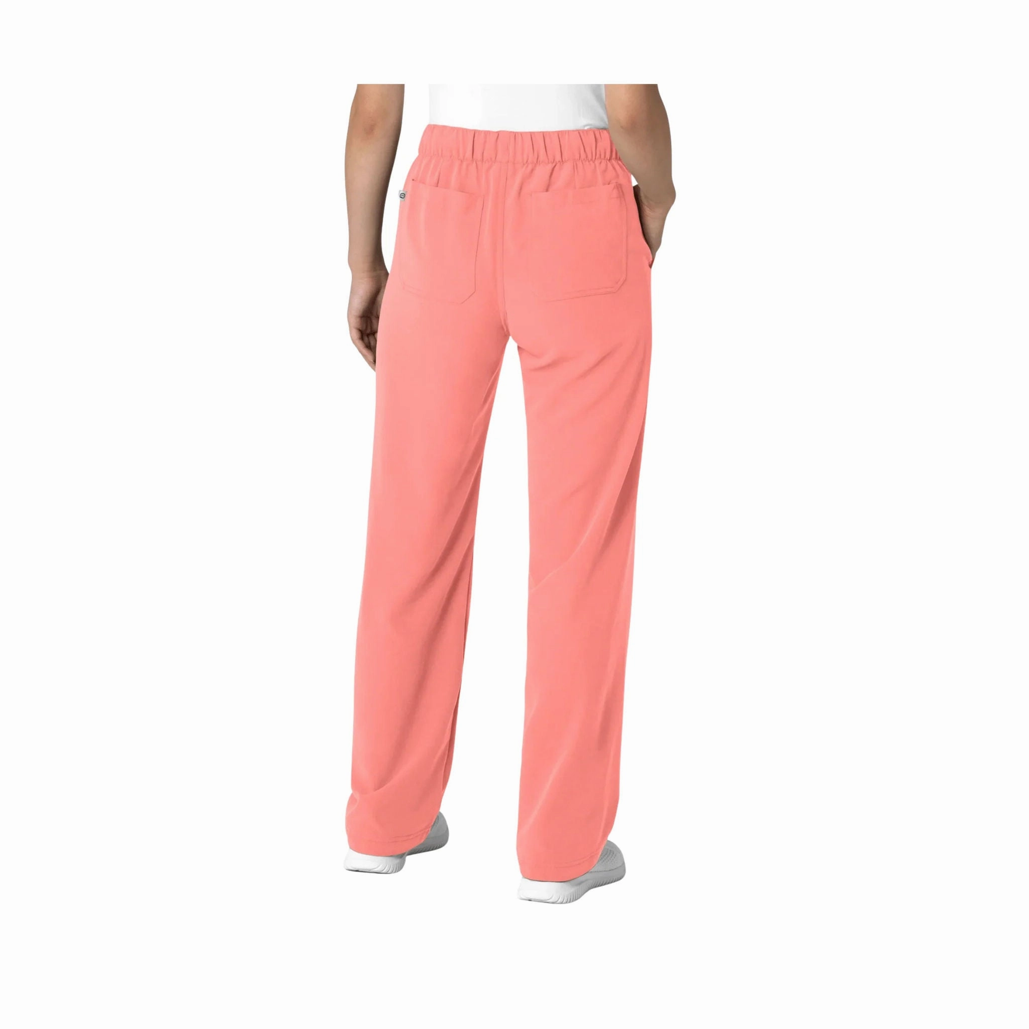 Wink Women's Nova Stovepipe High Low Hem Scrub Pant - Paradise Pink Quick Movement Wear