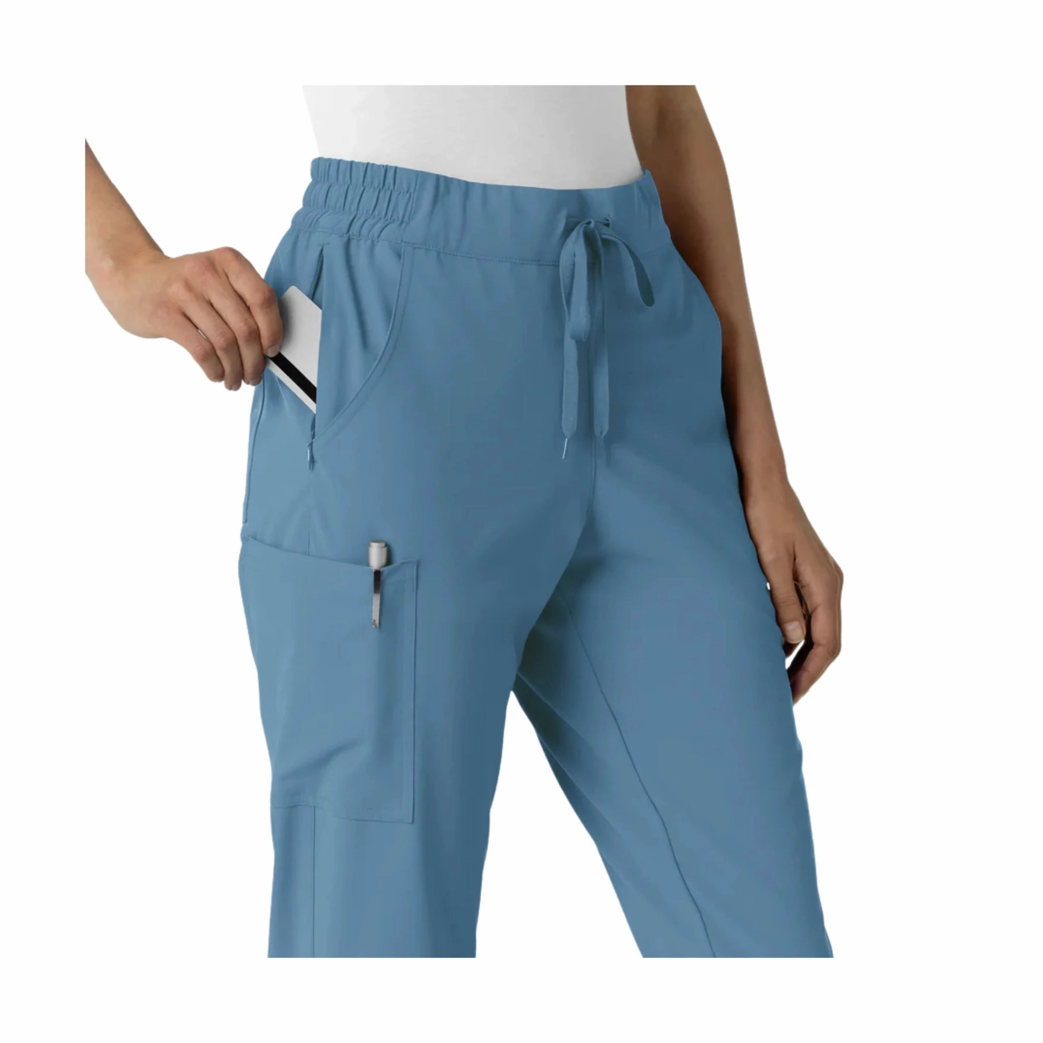 Wink Women's Renew Jogger Scrub Pant - Pacific Blue Quick Cool