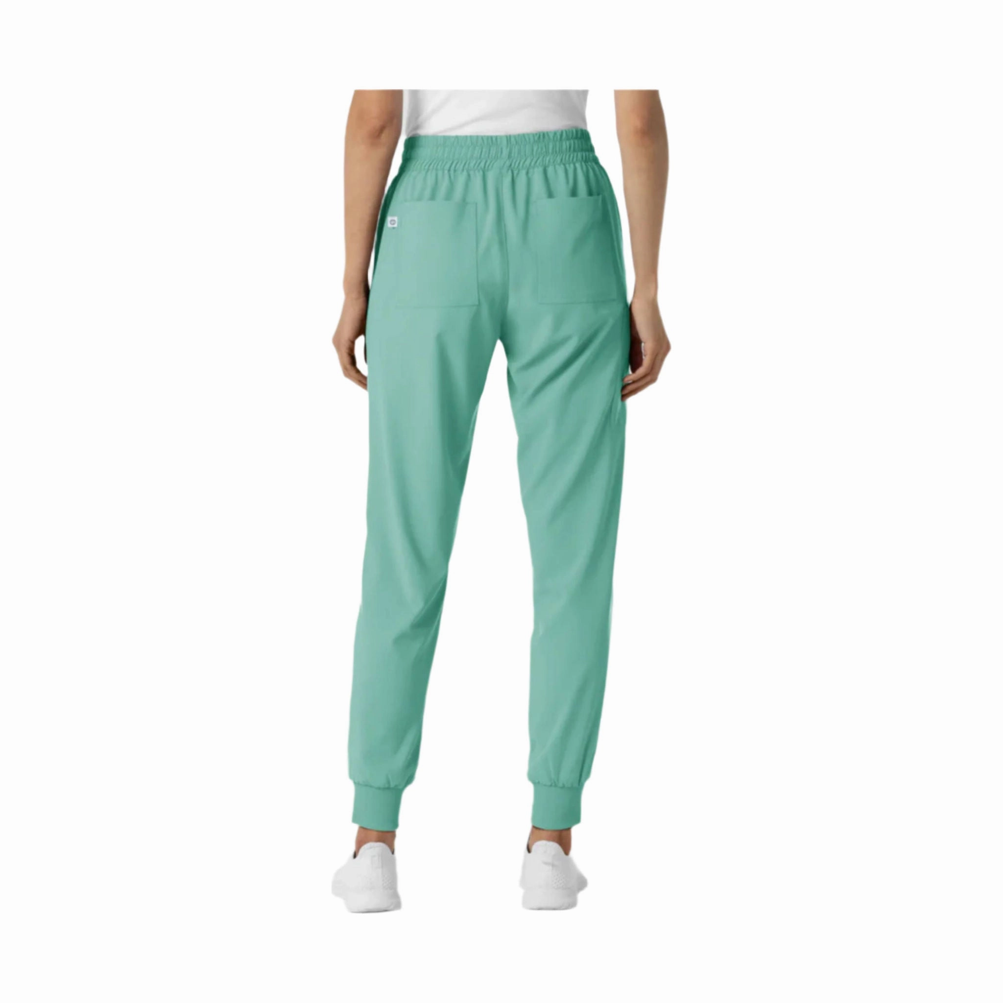 High Durability Stitching Anti Snag Fabric Wink Women's Renew Jogger Scrub Pant - Turquoise