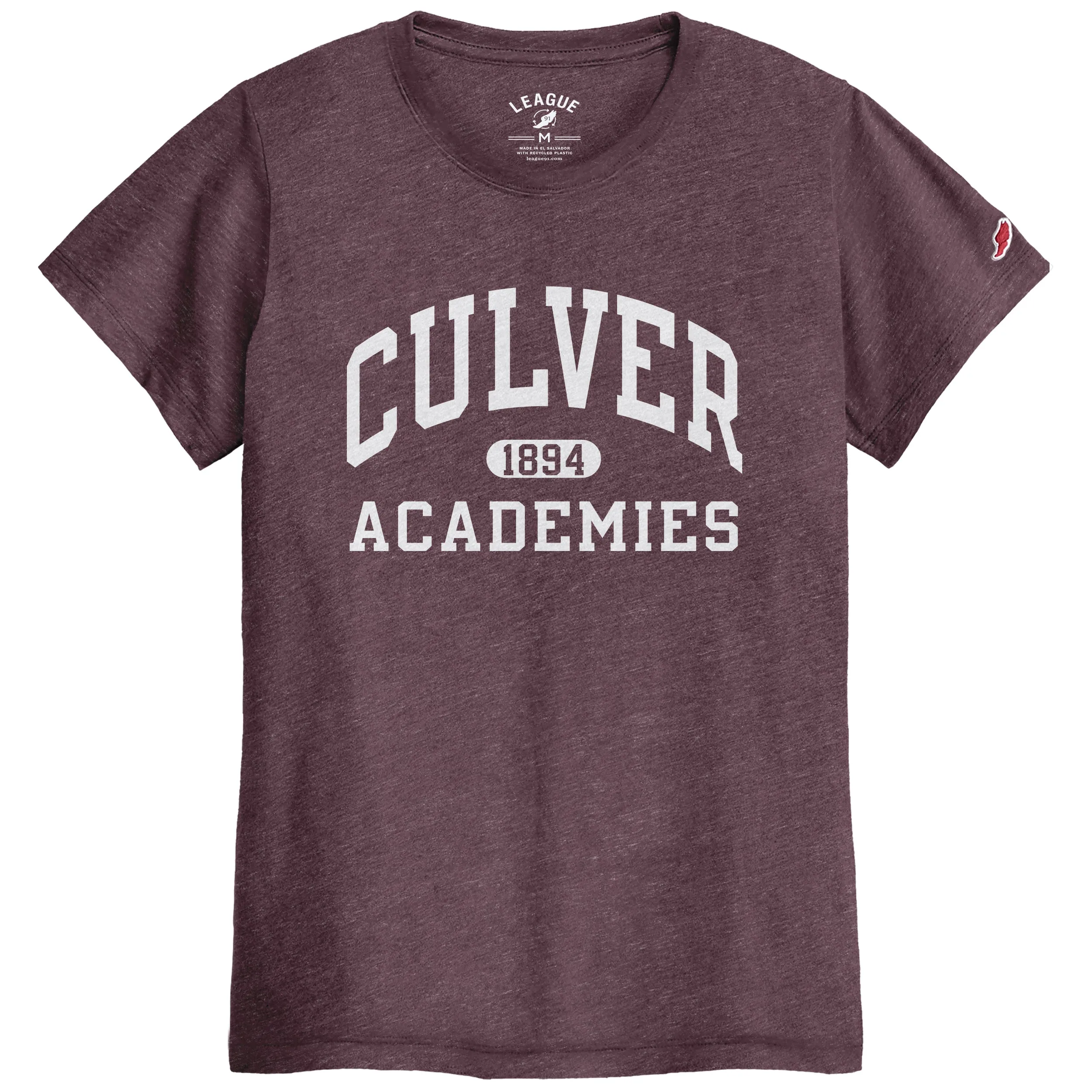 Women's Intramural Classic Tee - Maroon Evergreen