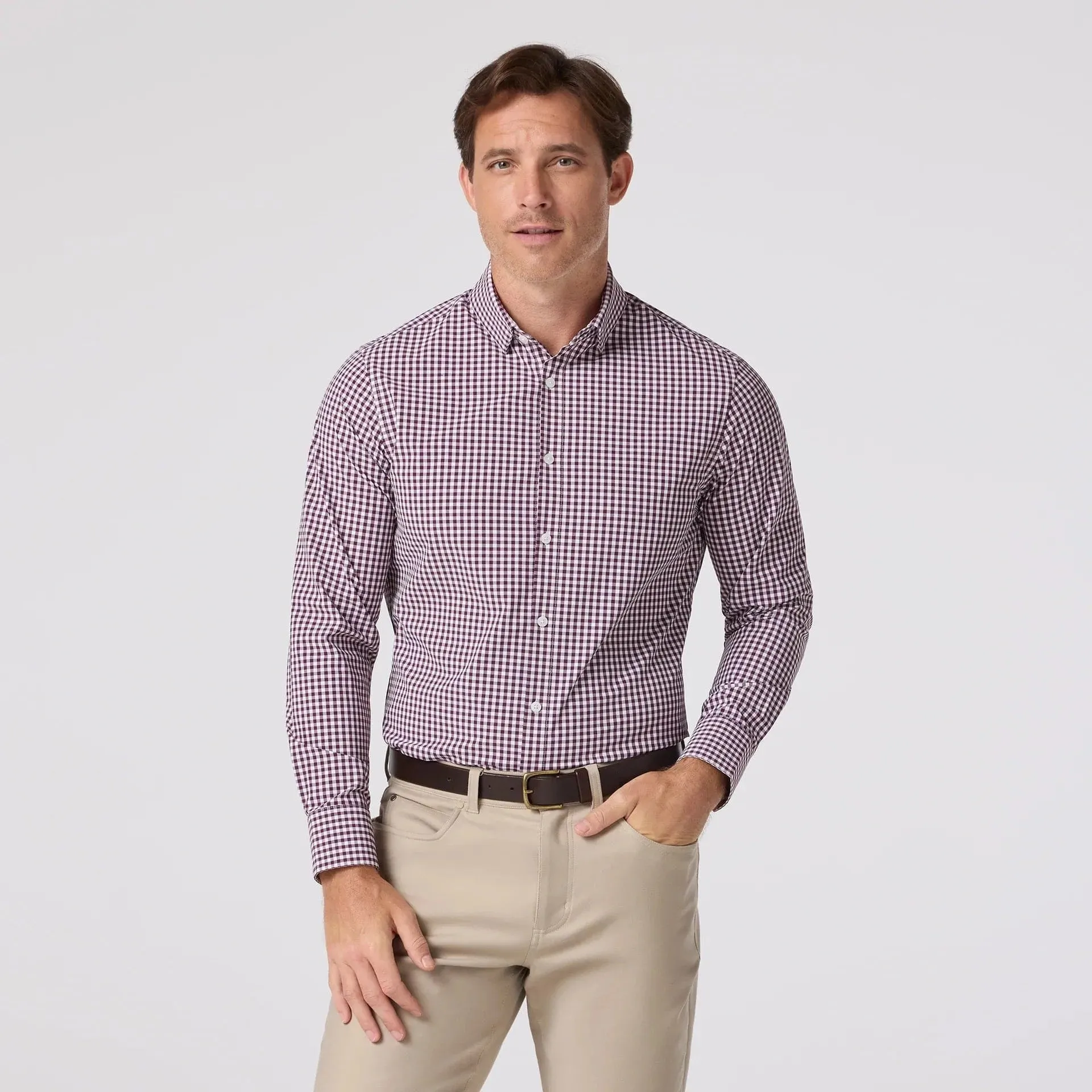 First Date Stretchy Cloth Leeward Dress Shirt