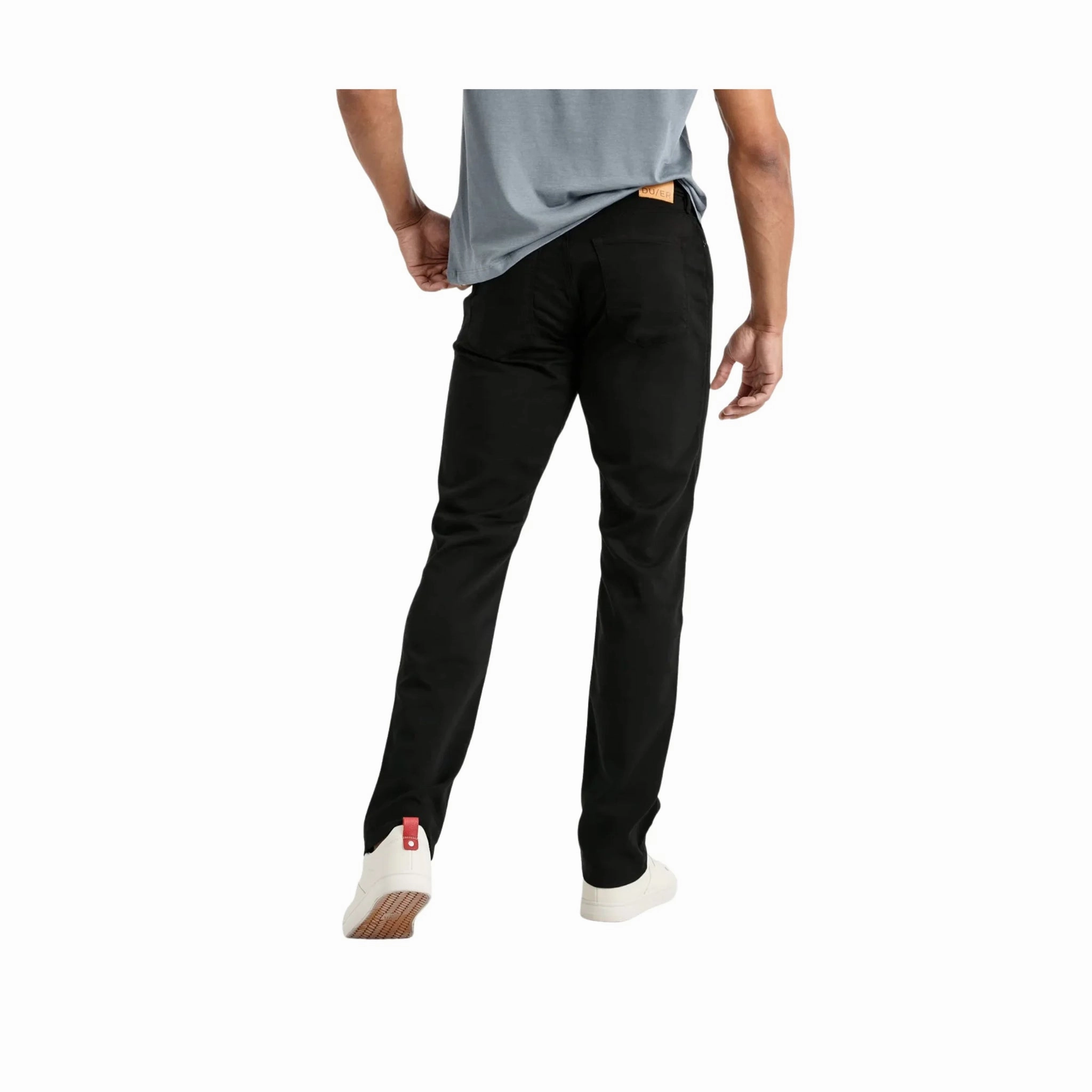 Sleek Comfort Tough Style Duer Men's No Sweat Relaxed Taper Pant - Black