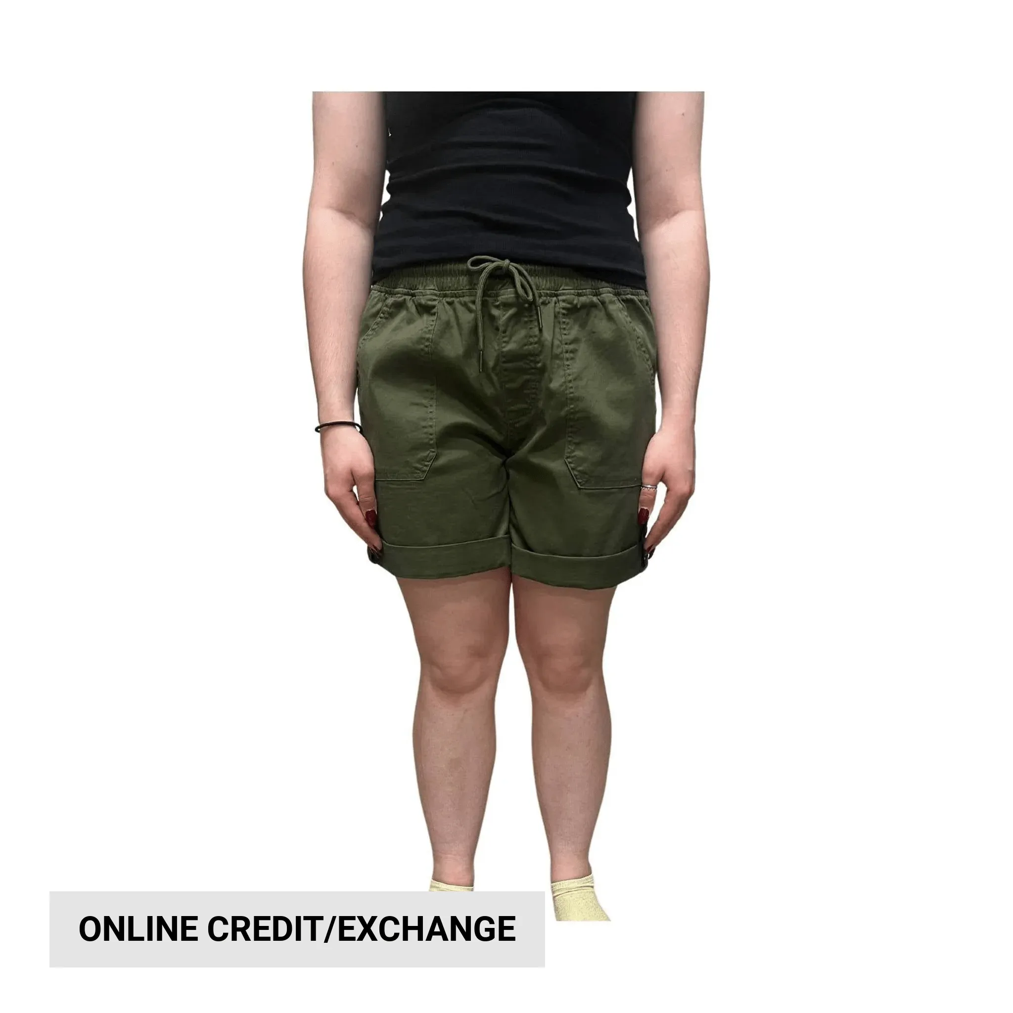 World Famous Women's Hammer Short - Olive Comfy Look