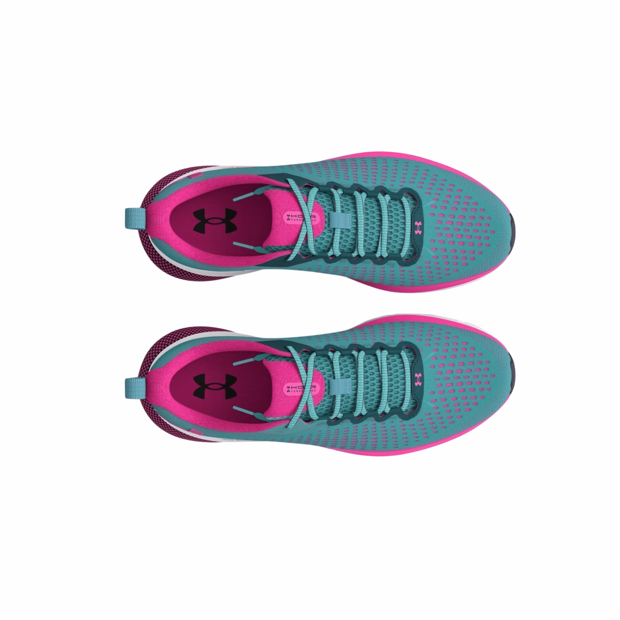 Under Armour Women's HOVR Turbulence Running Shoes - Still Water/Rebel Pink MachineWashable