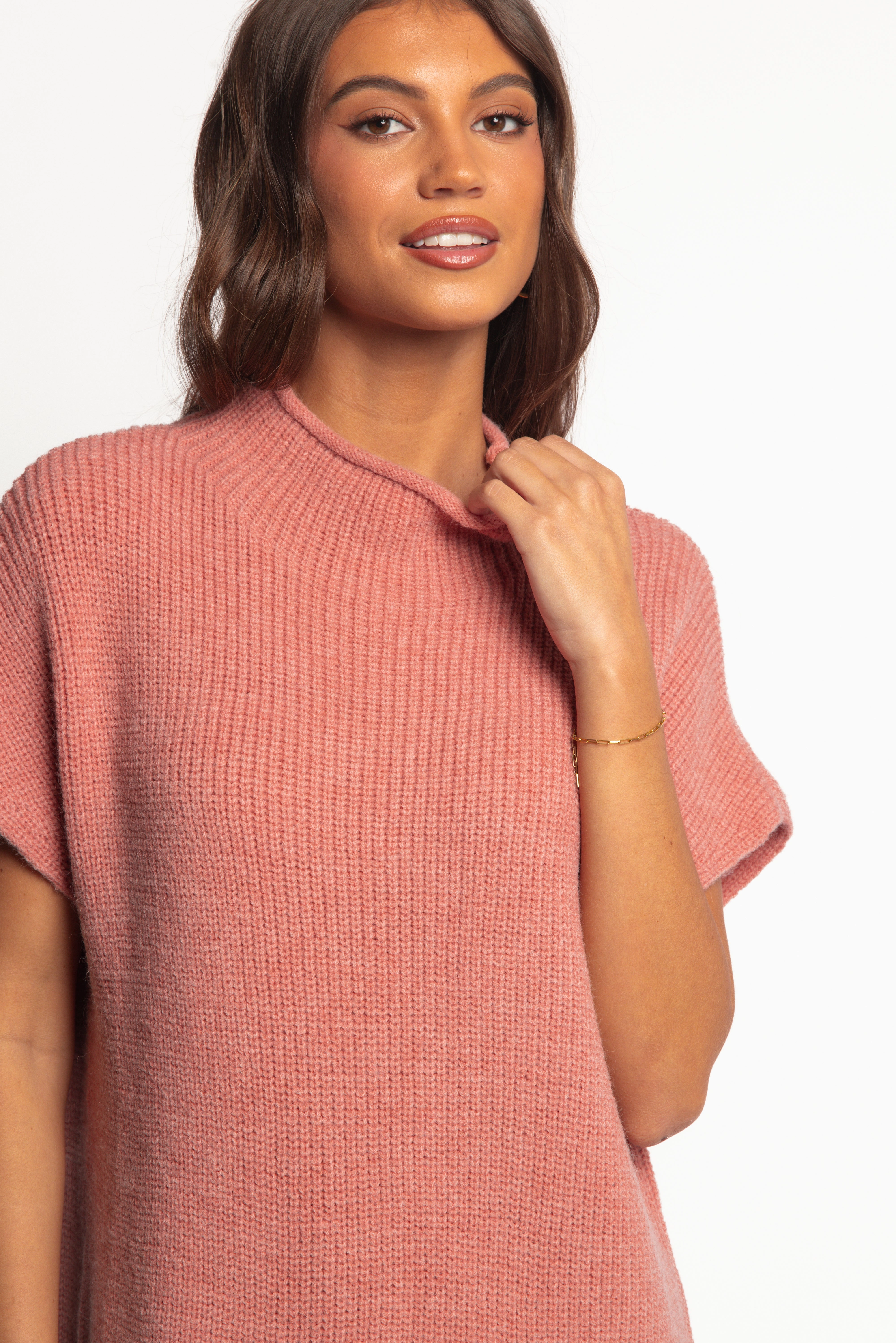 Wright Knit Mini Dress - Pink Travel-friendly