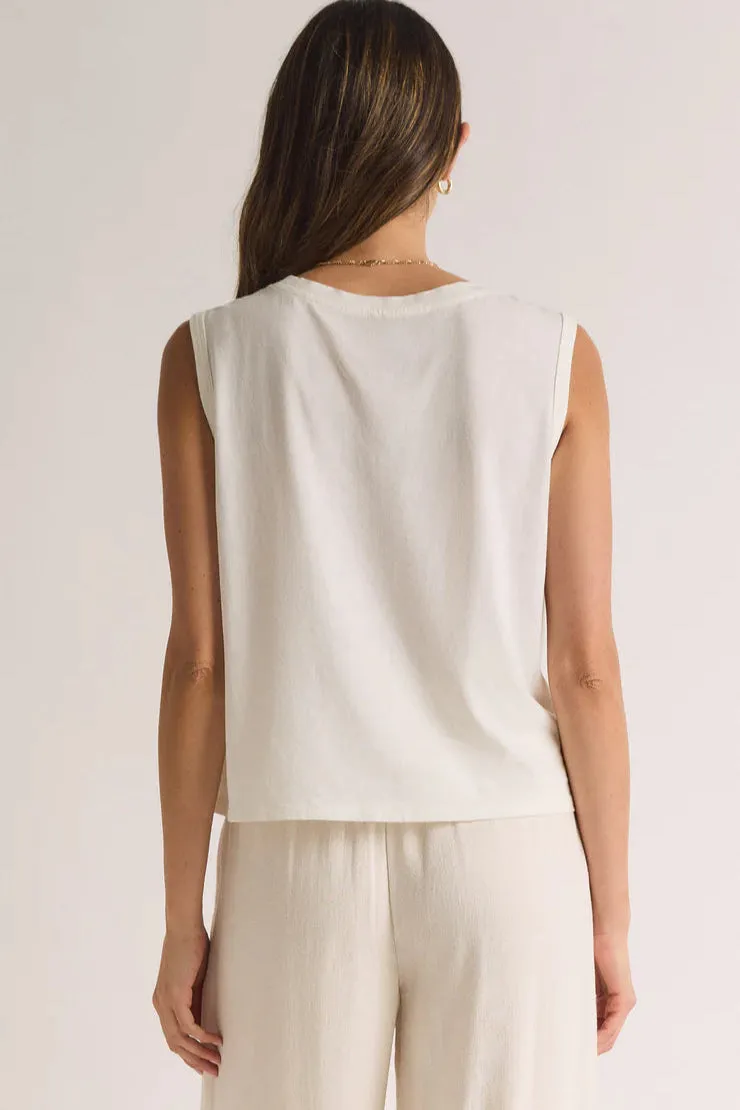 Z Supply Bliss La Mer Tank Daily Street Look hook accents