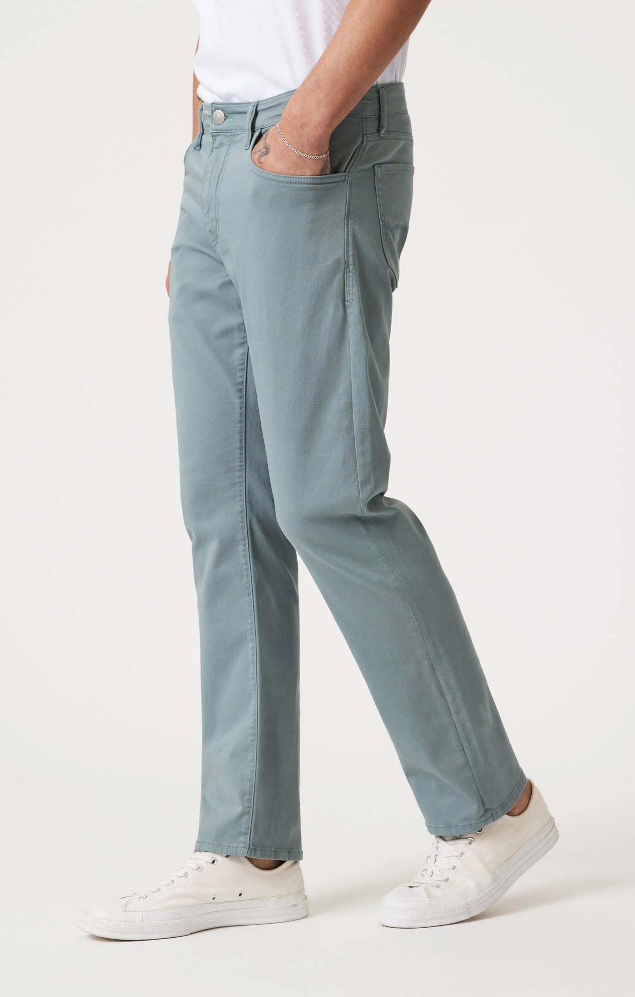 ZACH STRAIGHT LEG IN BLUE CASUAL TWILL Soft Fabric Anti Static Fabric