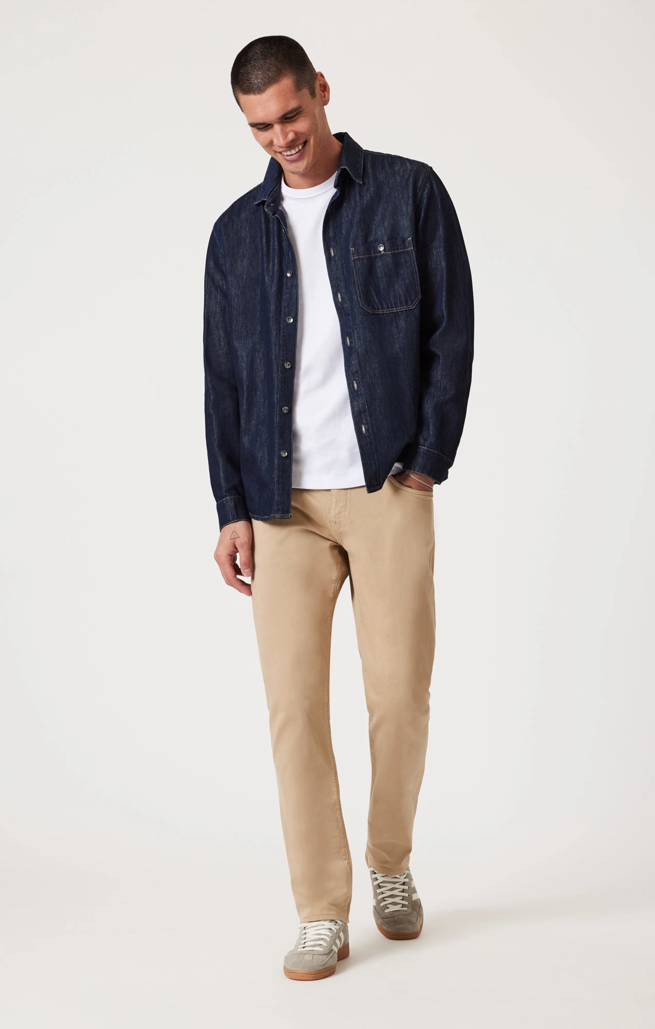 LowProfileStitching Layer Comfort ZACH STRAIGHT LEG IN CASHEW TWILL