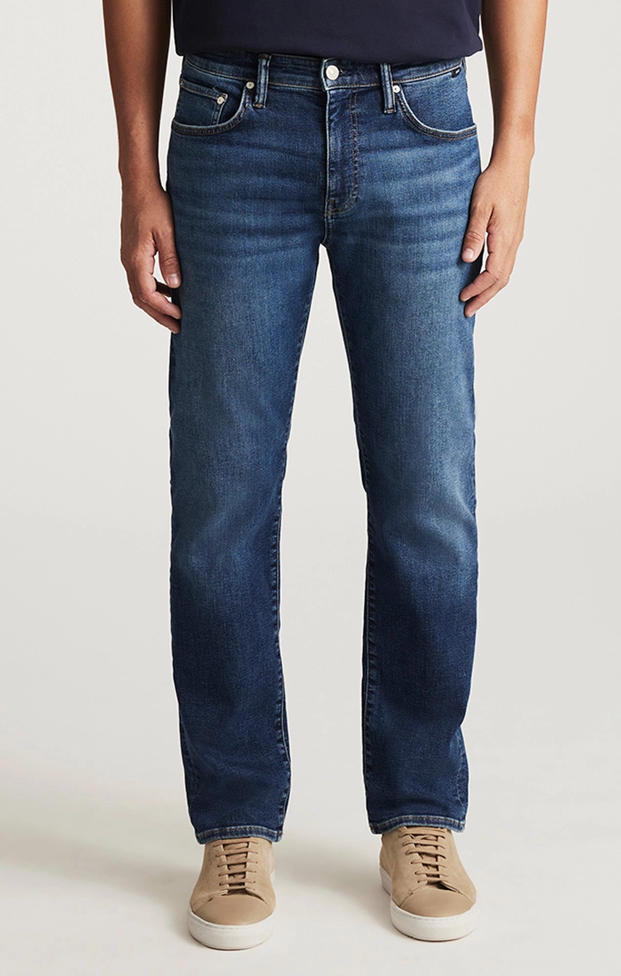 Modern Minimalist Rainy Day Smooth Comfort ZACH STRAIGHT LEG IN DEEP BRUSHED CLASSIC VINTAGE