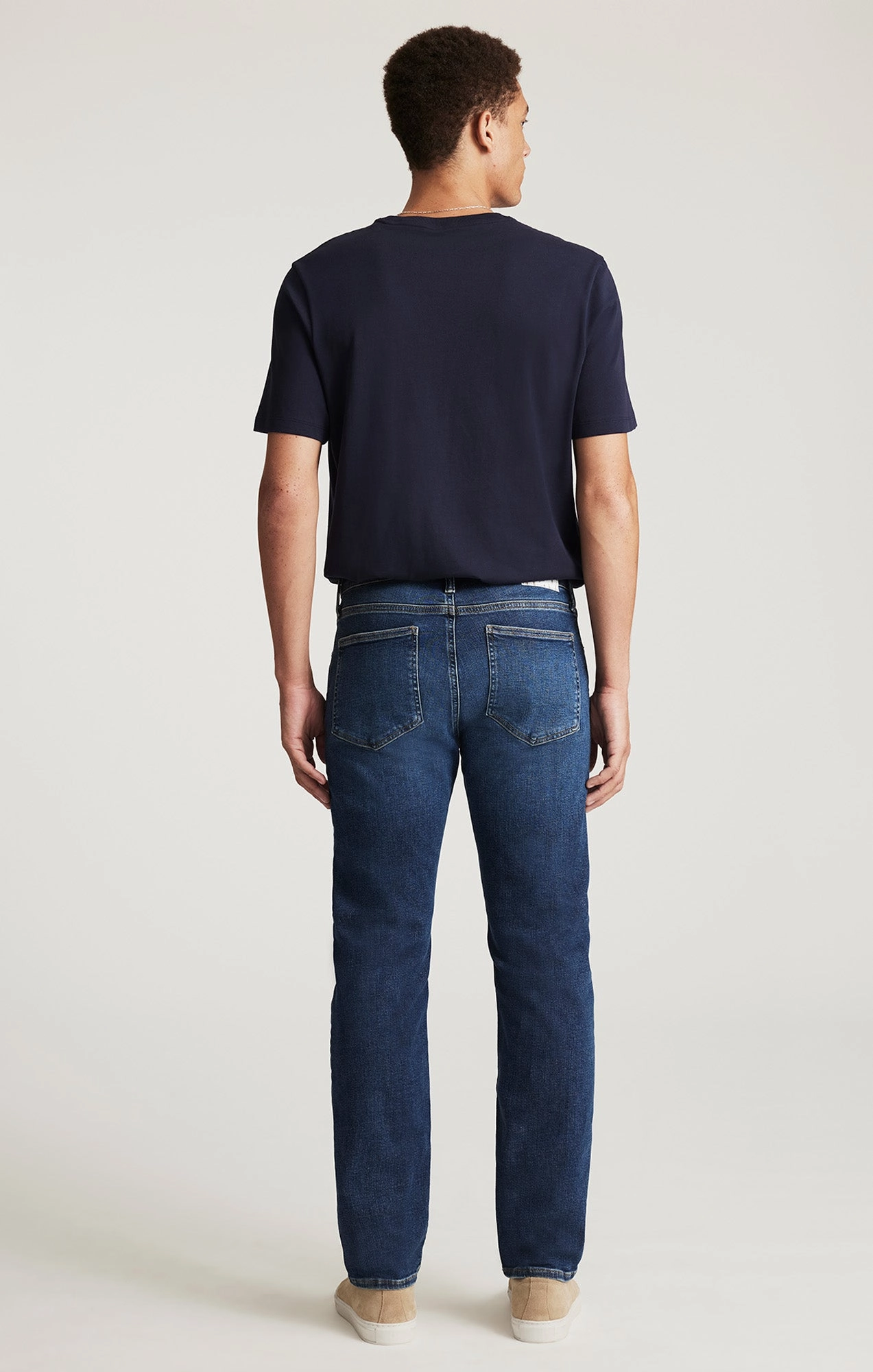 Reinforced Stitching Garment Dyed Texture ZACH STRAIGHT LEG IN DEEP BRUSHED CLASSIC VINTAGE