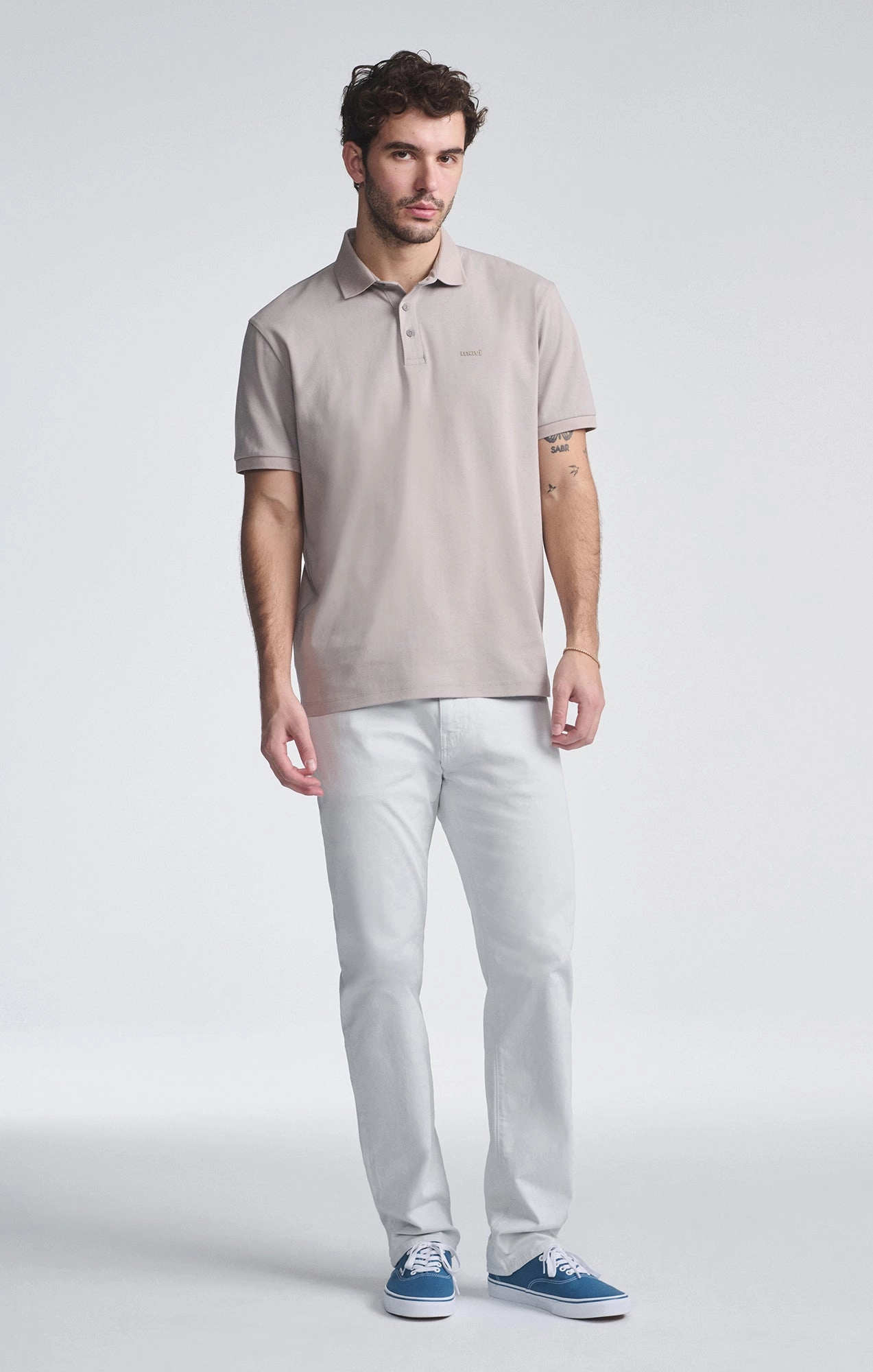 ZACH STRAIGHT LEG IN IVORY TWILL Sport Layer