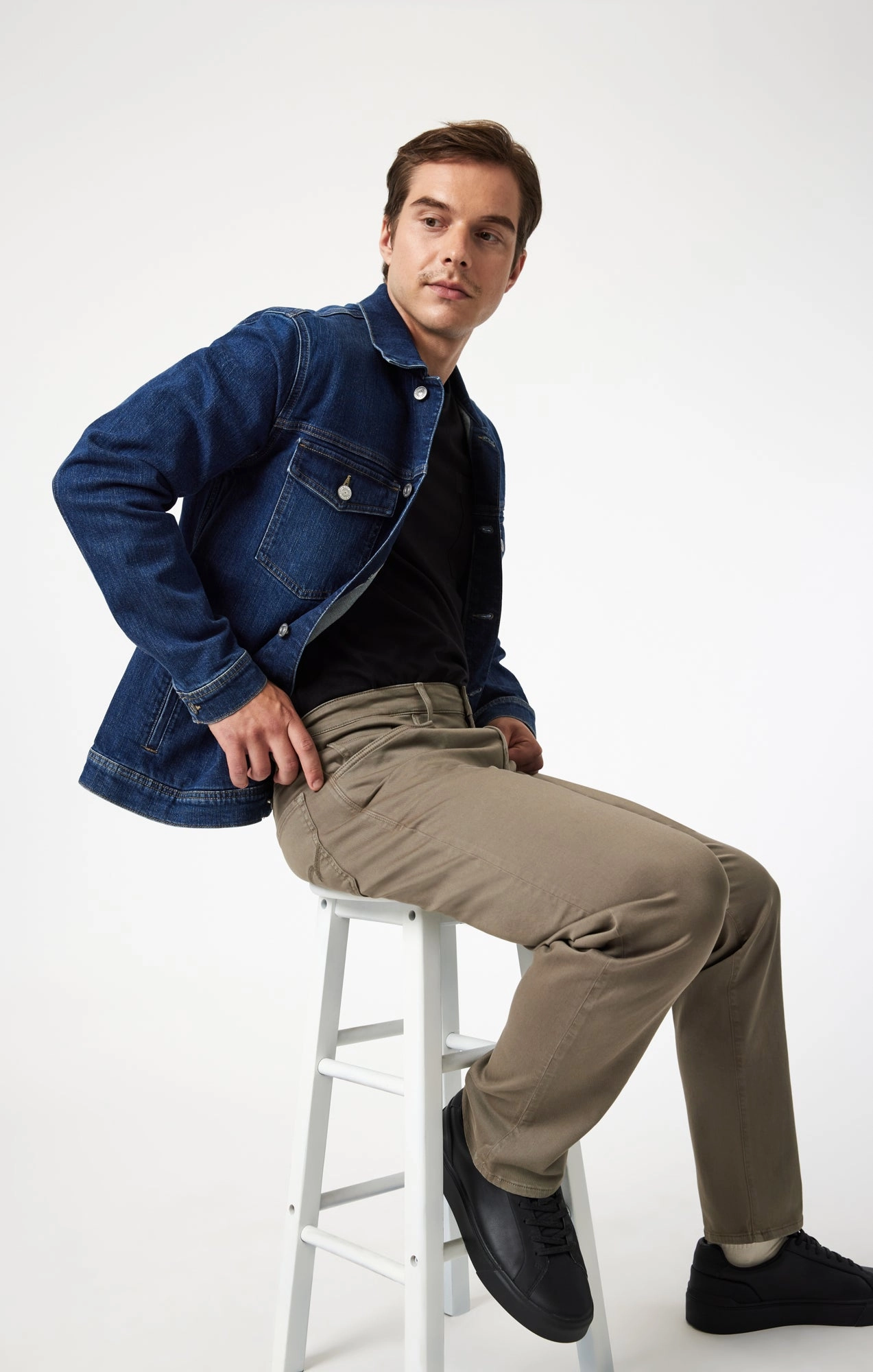 LightweightDesign ZACH STRAIGHT LEG IN OLIVE CASUAL TWILL