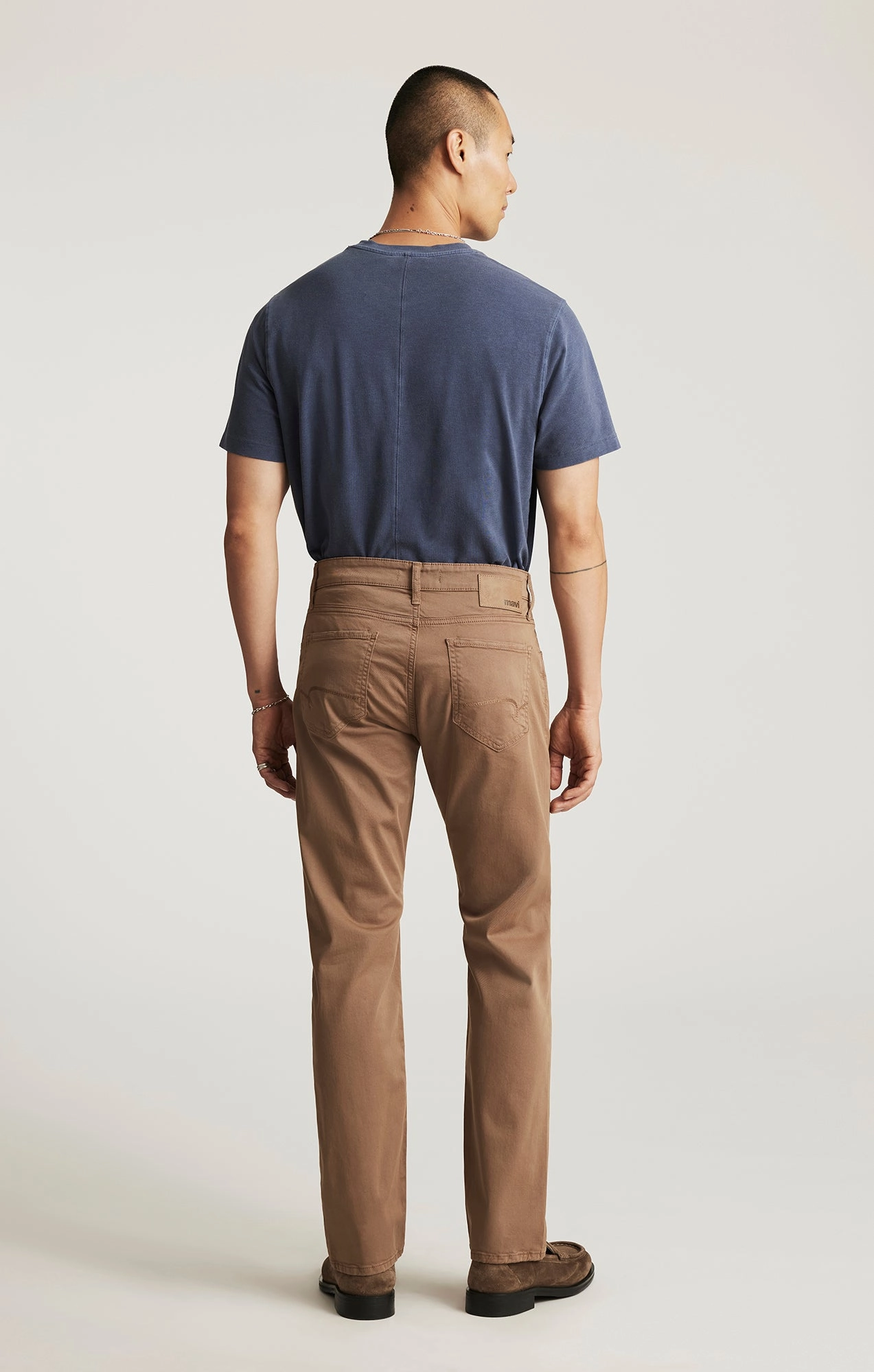 ZACH STRAIGHT LEG IN SHITAKE CASUAL TWILL Comfort Wearable