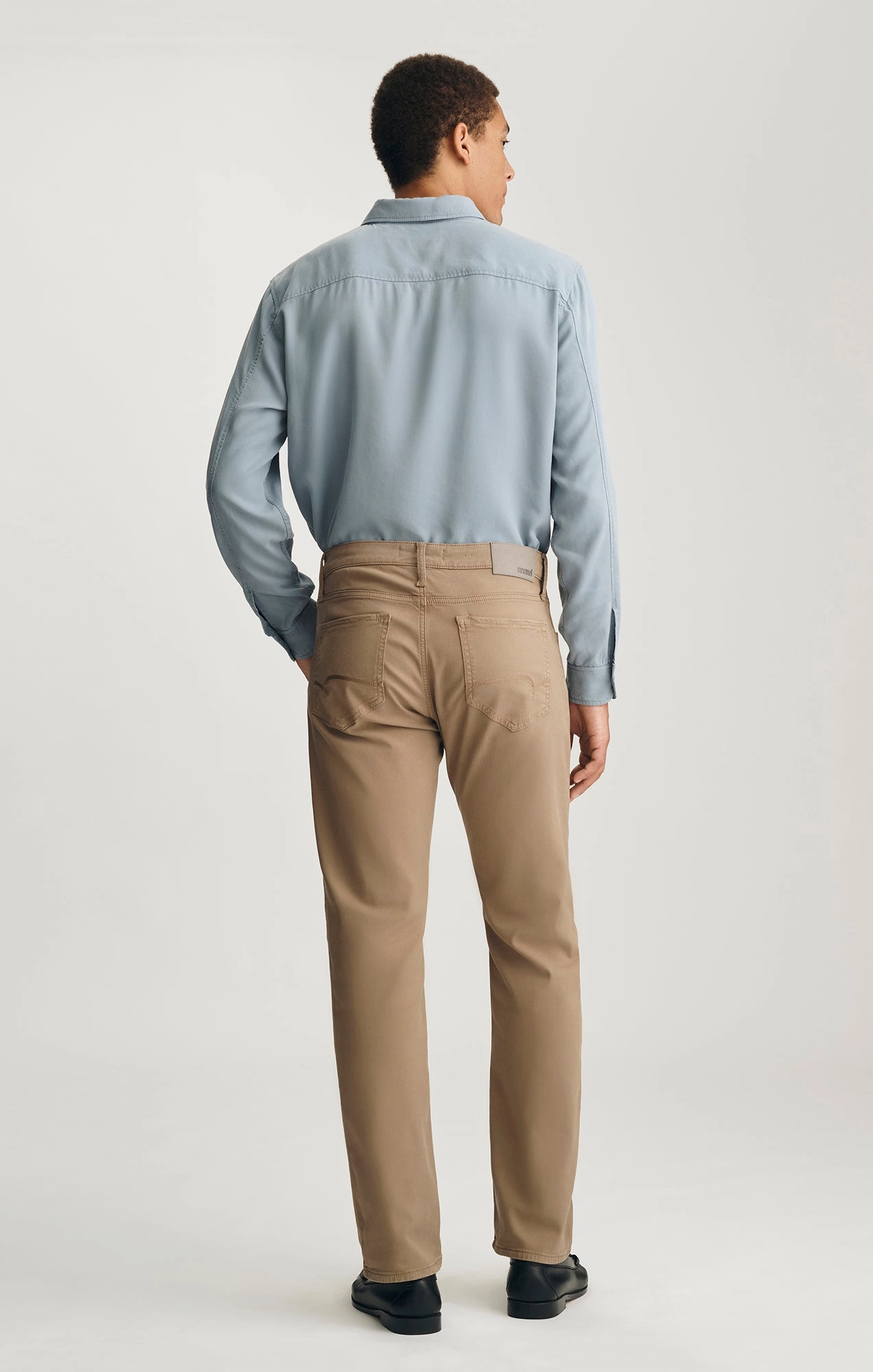 ZACH STRAIGHT LEG IN SHITAKE LUXE TWILL Comfy Wearable