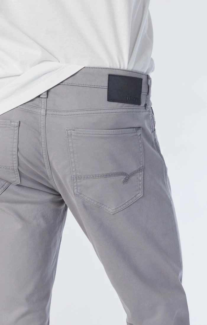 TaglessComfort ZACH STRAIGHT LEG PANTS IN GRAPHITE TWILL