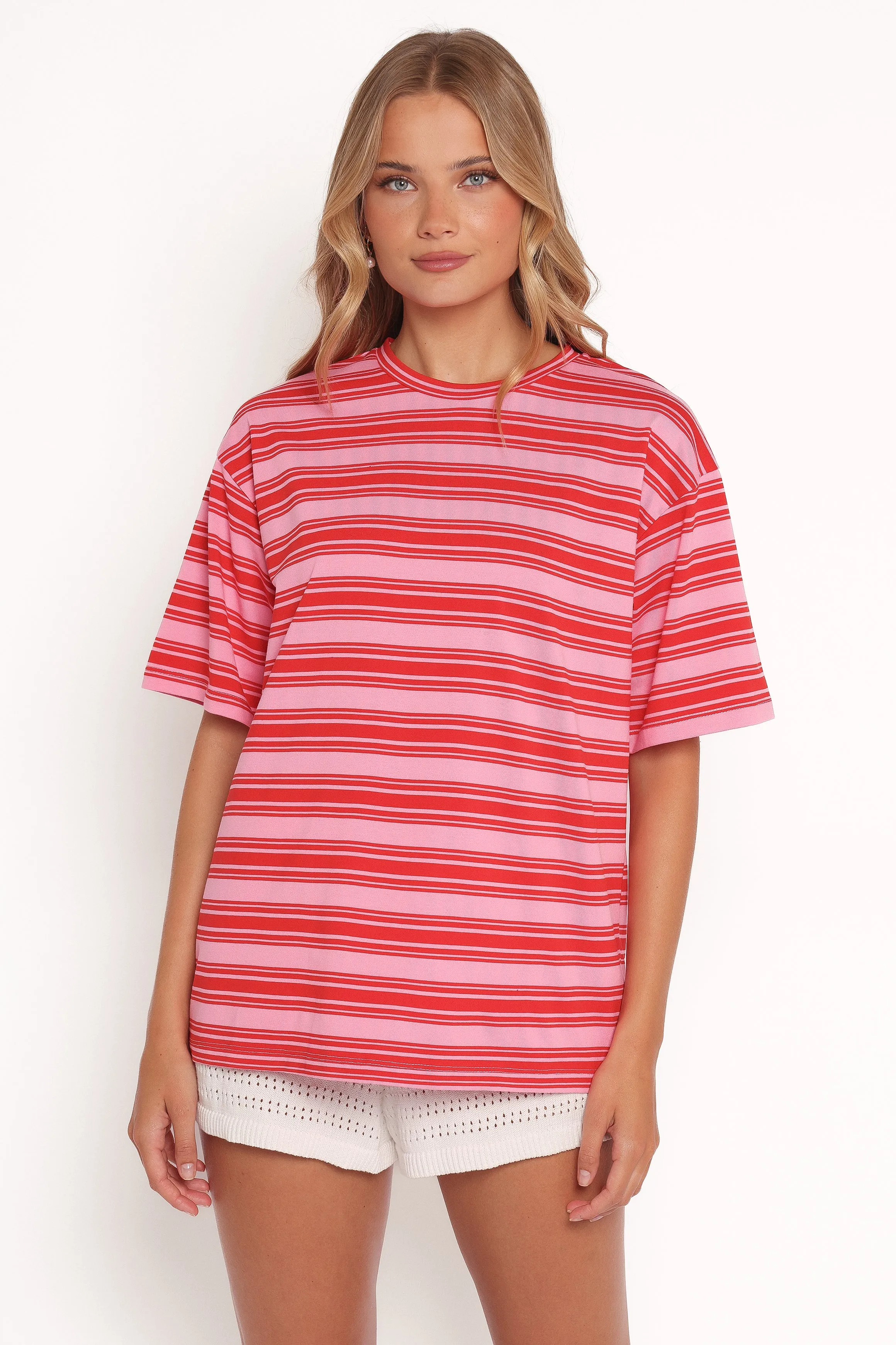 Breathable Material Zestora Tee - Pink Red
