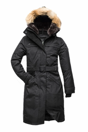 She-Ra Women's Parka Layered Neckline